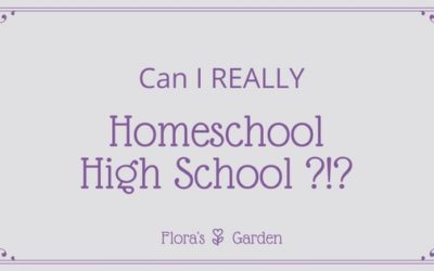 Can I really Homeschool High School?